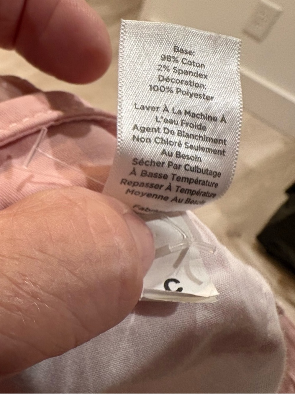TALBOTS Petal Pink Embroidered Boston Terrier Dog Chino Pants 14W Gently worn. - Picture 8 of 9